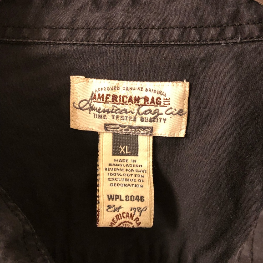 American Rag long sleeve button up shirt  as XL! - Picture 2 of 5